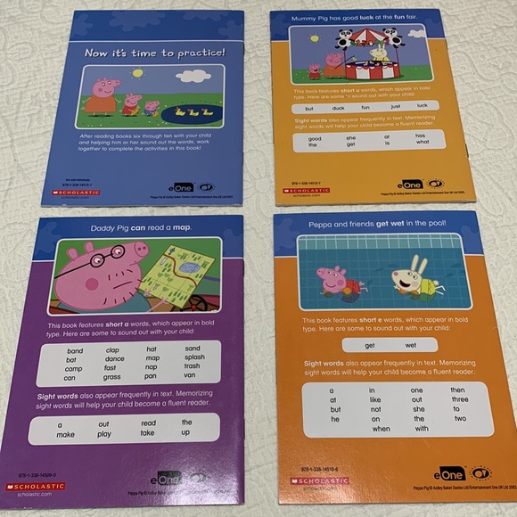 Peppa Pig Phonics Books - Incomplete, Like-New - Picture 6 of 11